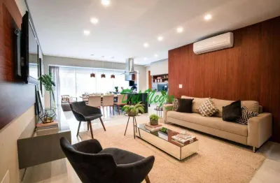 Apartamento com 3 dormitórios à venda, 139 m² - costa do marfim, granja viana.