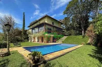 Casa com 5 dormitórios à venda, 414 m² - miolo da granja viana.