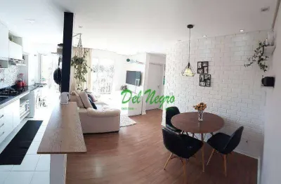 Apartamento com 2 dormitórios à venda, 47 m² - reserva paiquerê, cotia.