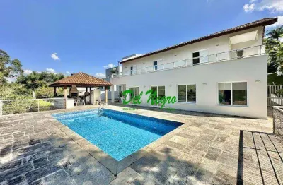 Casa com 5 dormitórios à venda, 375 m² - residencial euroville, granja viana.