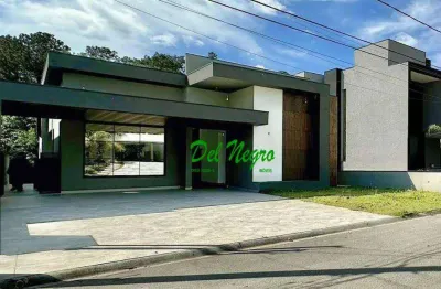 Casa com 5 suites à venda, 411 m² - reserva santa maria, jandira.