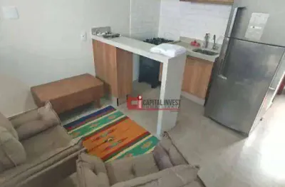Apartamento com 1 dormitório para alugar, 37 m² por r$ 2.500,01/mês - jardim rinaldi - jaguariúna/sp