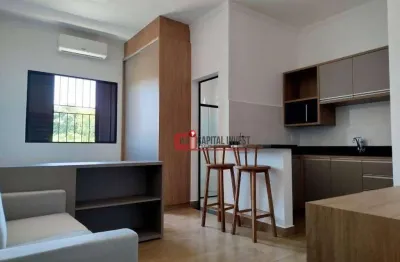 Studio com 1 dormitório para alugar, 30 m² por r$ 2.700,01/mês - jardim dom bosco - jaguariúna/sp