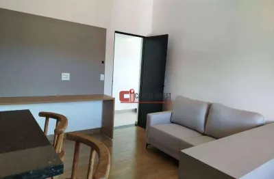 Studio com 1 dormitório para alugar, 30 m² por r$ 2.700/mês - dom bosco - jaguariúna/sp