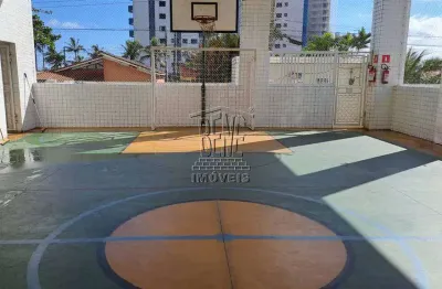 Apartamento com 2 dormitórios, prédio frente mar, bal. flórida