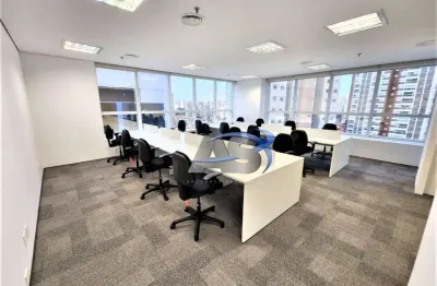Conjunto para alugar, 110 m² por r$ 16.943,97/mês - brooklin - são paulo/sp