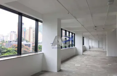 Andar corporativo para alugar, 671 m² por r$ 76.750,00/mês - pinheiros - são paulo/sp
