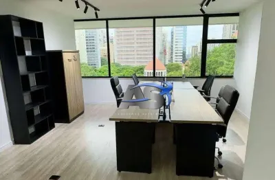 Conjunto comercial mobiliado - 75m² - Av. Ibirapuera - R$ 10.500/mês de aluguel