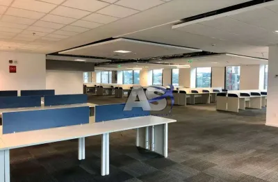 Andar corporativo para alugar, 2098 m² por r$ 347.680,58/mês - brooklin - são paulo/sp