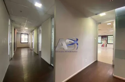 Andar corporativo para alugar, 643 m² por r$ 79.605,00/mês - brooklin - são paulo/sp