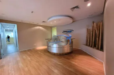 Andar corporativo semi mibiliado 855m²  no brooklin com 20 vagas