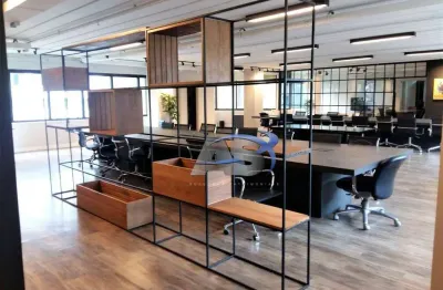 Andar corporativo para alugar, 357 m² por r$ 41.864,08/mês - brooklin - são paulo/sp