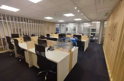 Andar corporativo para alugar, 232 m² por r$ 33.600,00/mês - itaim bibi - são paulo/sp