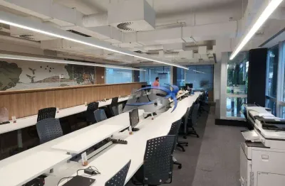 Andar corporativo para alugar, 376 m² por r$ 65.641,25/mês - vila olímpia - são paulo/sp