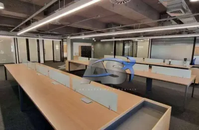 Andar corporativo para alugar, 638 m² por r$ 105.580,00/mês - itaim bibi - são paulo/sp