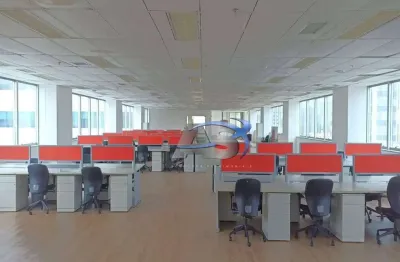 Andar corporativo para alugar, 457 m² por r$ 46.853,60/mês - brooklin - são paulo/sp
