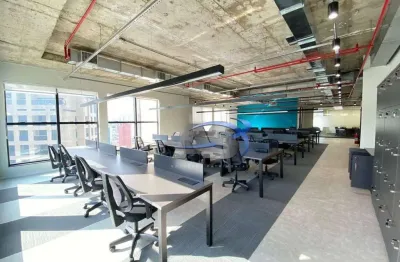 Andar corporativo para alugar, 641 m² - totalmente mobiliado - chácara santo antônio - são paulo/sp