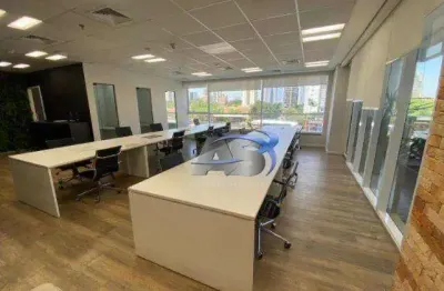 Conjunto para alugar, 206 m² por r$ 34.427,65/mês - brooklin - são paulo/sp