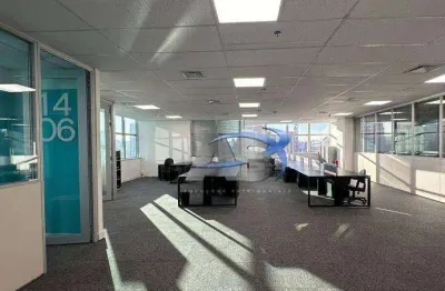 Andar corporativo para alugar, 1338 m² por r$ 148.804,59/mês - brooklin - são paulo/sp