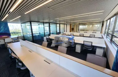 Andar corporativo para alugar, 533 m² por r$ 91.229,00/mês - brooklin paulista - são paulo/sp