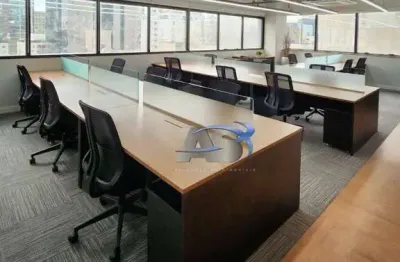 Andar corporativo para alugar, 280 m² por r$ 49.250,00/mês - vila olímpia - são paulo/sp