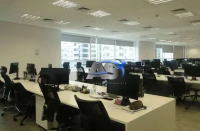 Andar corporativo para alugar, 514 m² por r$ 89.509,00/mês - brooklin - são paulo/sp