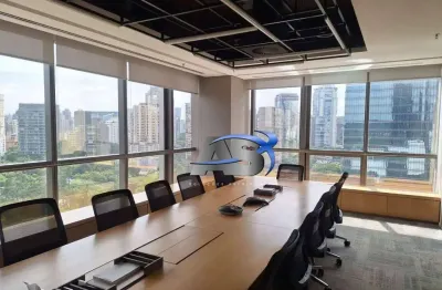 Andar corporativo para alugar, 678 m² por r$ 236.033,24/mês - itaim bibi - são paulo/sp