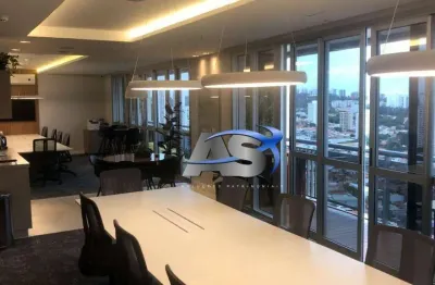 Conjunto para alugar, 126 m² por r$ 26.293,00/mês - brooklin - são paulo/sp