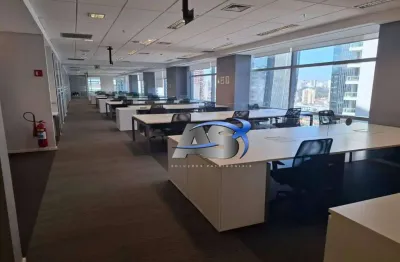 Andar corporativo para alugar, 1402 m² por r$ 239.113,00/mês - brooklin - são paulo/sp