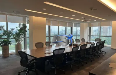 Andar corporativo para alugar, 678 m² por r$ 229.550,00/mês - itaim bibi - são paulo/sp