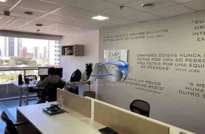 Conjunto para alugar, 82 m² por r$ 11.660,01/mês - brooklin - são paulo/sp