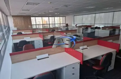 Andar corporativo para alugar, 533 m² por r$ 82.225,96/mês - brooklin paulista - são paulo/sp