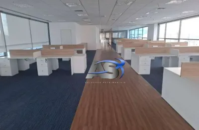 Andar corporativo para alugar, 533 m² por r$ 88.225,02/mês - brooklin paulista - são paulo/sp