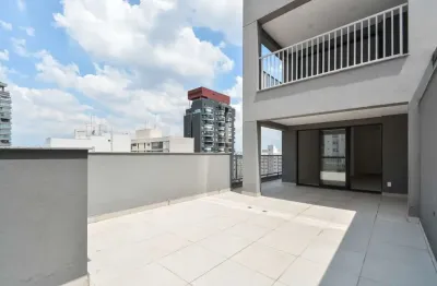 Funcional apartamento garden para venda em pinheiros com 1 quarto, 80m²