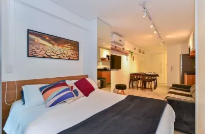 Confortável apartamento tipo para venda em vila nova conceição com 1 quarto, 28m²