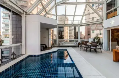 Elegante cobertura para venda em vila nova conceição com 4 quartos, sendo 4 suítes, 544m²