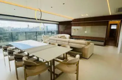 Agradável apartamento tipo para venda em real parque com 3 quartos, sendo 3 suítes, 186m²