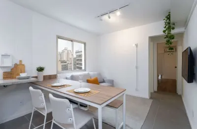 Sensacional apartamento tipo para venda em consolação com 1 quarto, 32m²