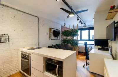 Elegante studio para venda em mirandópolis com 1 quarto, sendo 1 suíte, 31m²