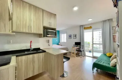 Confortável apartamento tipo para venda em campo belo com 1 quarto, sendo 1 suíte, 37m²