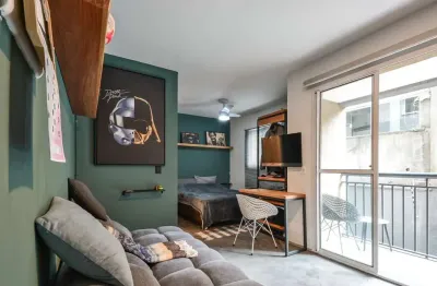 Elegante studio para venda em sé com 1 quarto, sendo 1 suíte, 27.71m²