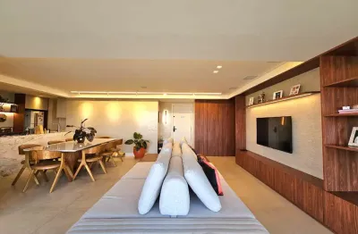 Confortável apartamento tipo para venda em campo belo com 3 quartos, sendo 3 suítes, 146m²