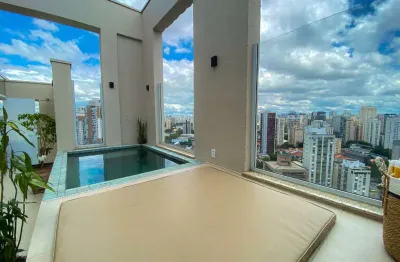 Deslumbrante cobertura para venda em vila olímpia com 2 quartos, sendo 2 suítes, 148m²