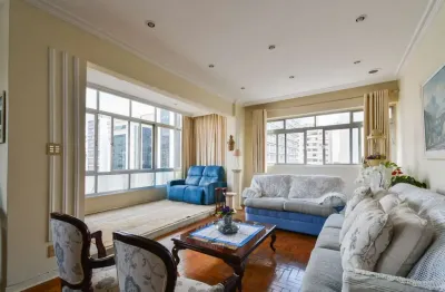 Versátil apartamento para venda em santa cecília com 3 quartos , 145m²