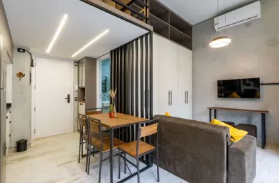 Aconchegante studio para locação em santo amaro com 1 quarto , 34m²