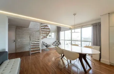 Excelente duplex para venda em Vila Nova Conceição com 1 quarto, sendo 1 suíte , 104m²