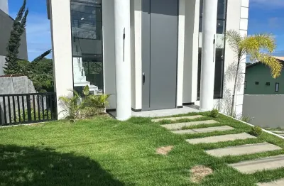 Casa em condomínio fechado com 4 quartos à venda na Rua Caraíva, 00, Abrantes, Camaçari