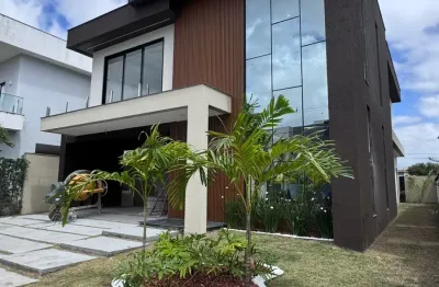 Vendo excelente casa de alto padrão estilo moderna com 3 suites no terras alphaville