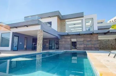 Casa com 5 dormitórios à venda, 570 m² por r$ 3.200.000,00 - recanto da represa - joanópolis/sp