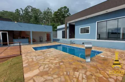 Chácara com 3 dormitórios à venda, 1200 m² por r$ 1.250.000,00 - rosário - atibaia/sp